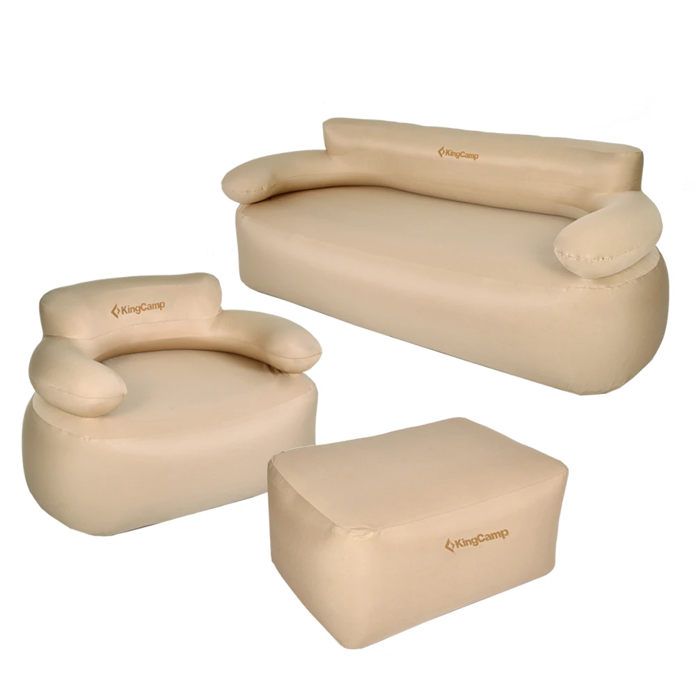 【KingCamp】Air Sofa便攜式充氣沙發 露營沙發充氣墊露營椅摺疊椅(單人+雙人+單座)