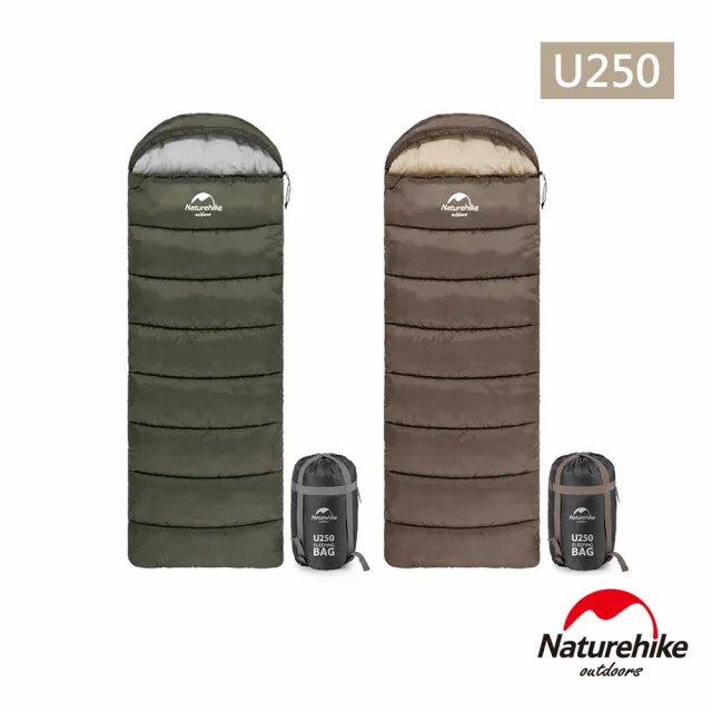 【Naturehike】U250全開式保暖睡袋