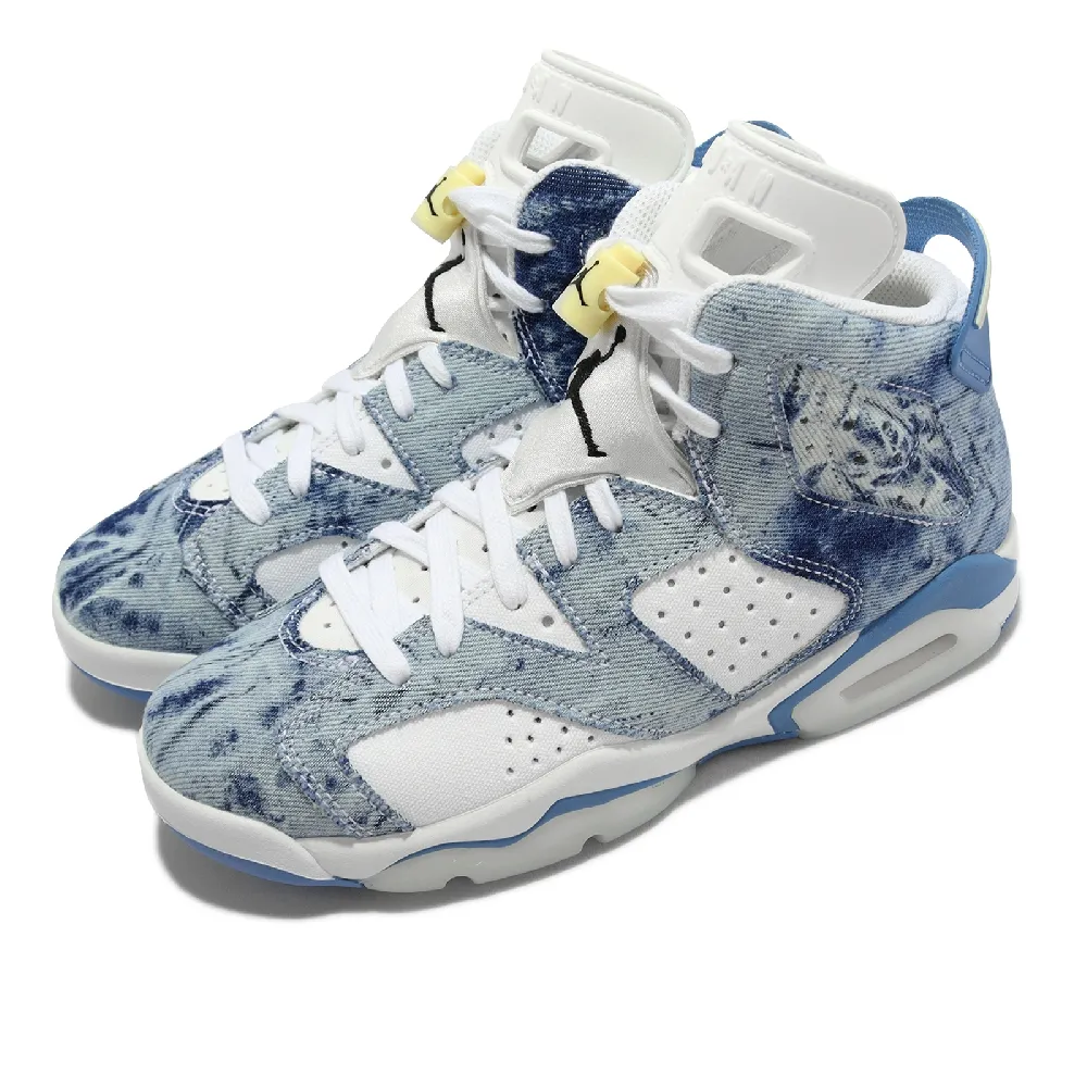 Nike GS Air Jordan 6 Washed Denim 24.5cm 靴 スニーカー 靴