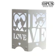 【OPUS 東齊金工】文創USB七彩LED變色小夜燈 金屬燈飾/情境桌燈/聖誕交換禮物(NI-lo02W 愛戀貓語_優雅白)