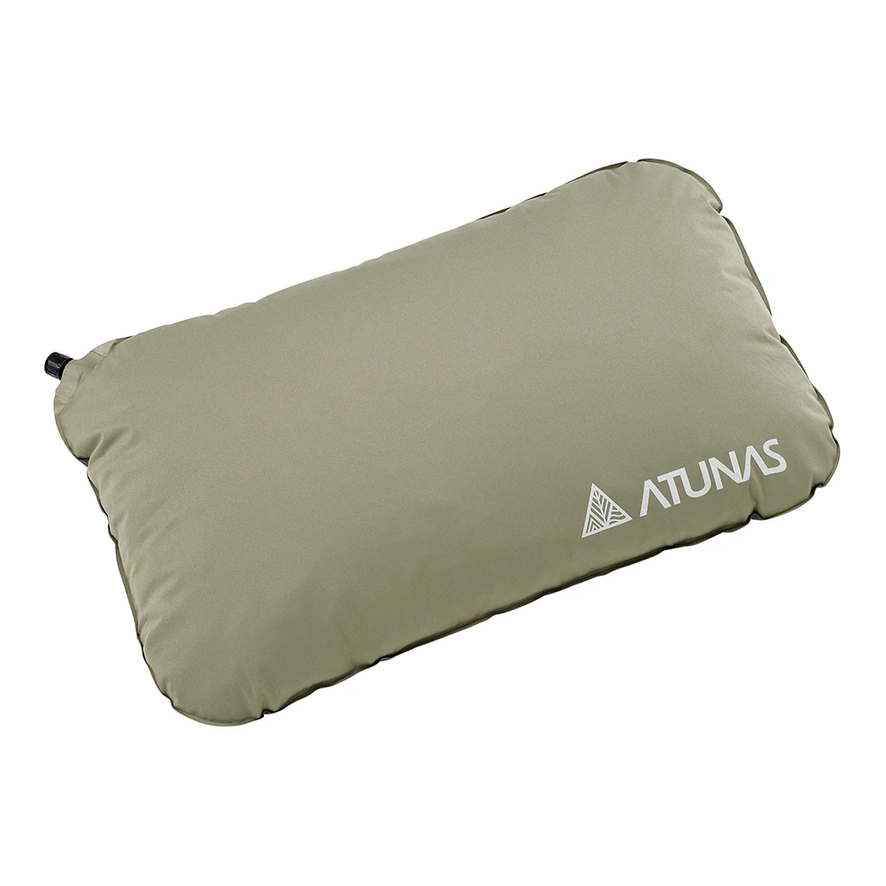 【ATUNAS 歐都納】自動充氣枕頭規則長方型(PI-102顏色隨機戶外露營旅遊午睡枕靠背枕收納)