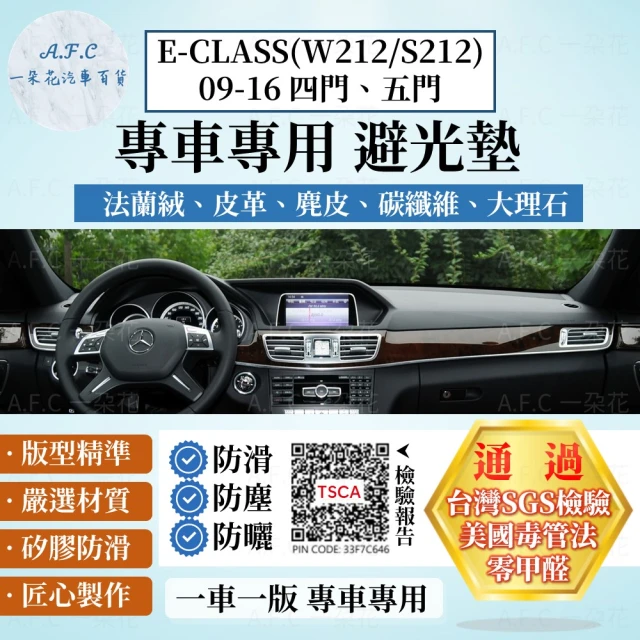 【一朵花汽車百貨】BENZ 賓士 E系列 W212 S212 09-16年 法蘭絨 麂皮 碳纖維 超纖皮革 大理石皮革 避光墊