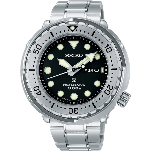 【SEIKO 精工】PROSPEX 鮪魚罐頭 300米潛水石英錶(S23633J1/7C46-0AN0S)