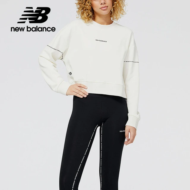 【NEW BALANCE】NB 衛衣_女性_象牙白_WT23517SST(美版 版型偏大)