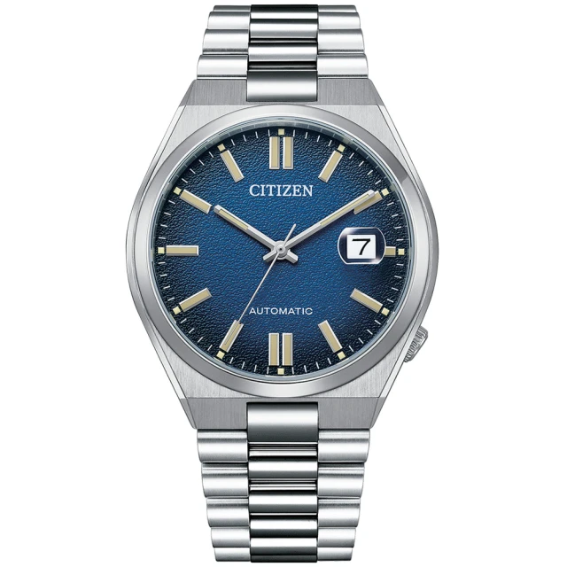 【CITIZEN 星辰】青春撞色 Mechanical系列 40小時動力儲存 機械腕錶(NJ0151-88L)