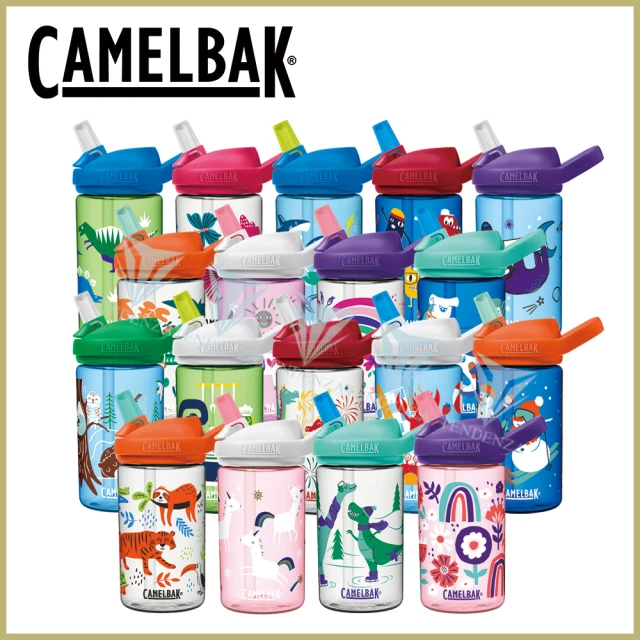 【CAMELBAK】400ml eddy+ 兒童吸管運動水瓶(夏季限定上市/原廠正貨/兒童水壺)