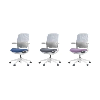 【iloom 怡倫家居】OLIVER plastic 人體工學透氣電腦椅-旋轉型(3色)