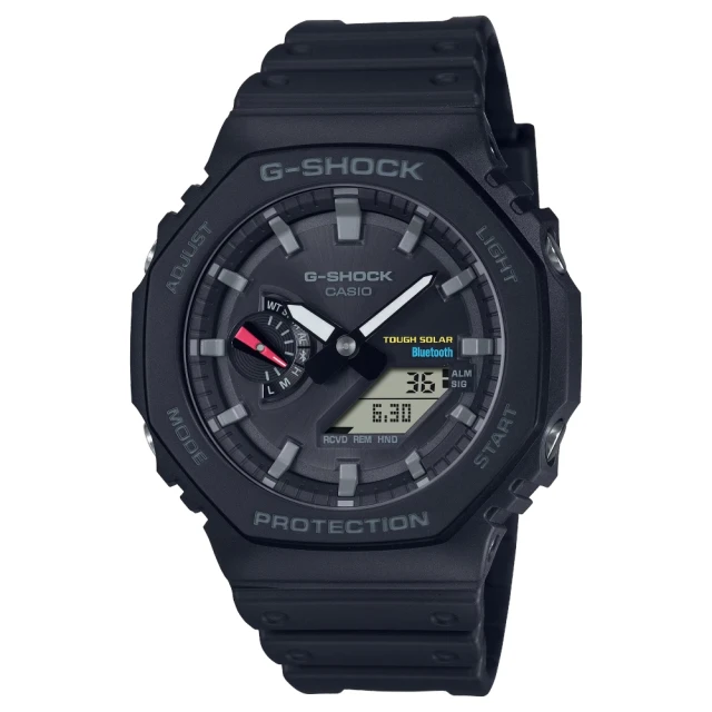 【CASIO 卡西歐】G-SHOCK八角藍芽連線系列(GA-B2100-1A)