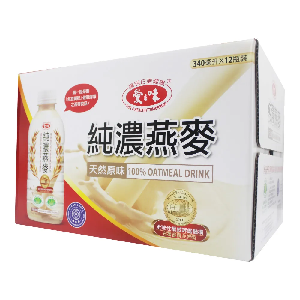 【愛之味】純濃燕麥(340ml*12入)