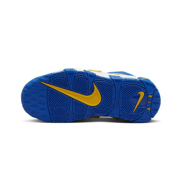 NIKE 耐吉】Nike Air More Uptempo Game Royal Yellow Ochre 白藍黃