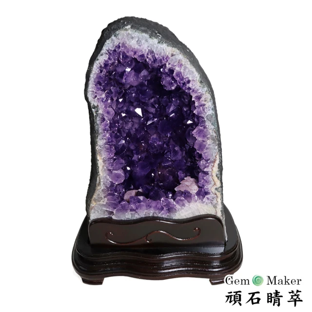 【GemMaker 頑石睛萃】開運招財天然巴西紫晶洞 FA-315(13.55kg)