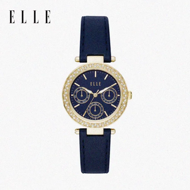 【ELLE】時尚奢華女錶 鍊帶 皮革錶帶 矽膠錶帶(多款可選 均一價)