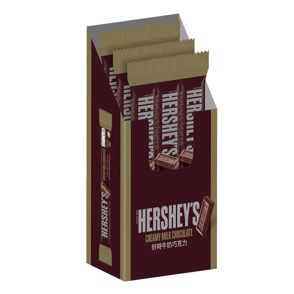 【Hersheys 好時】牛奶巧克力15gX12入(巧克力)