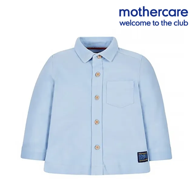 【mothercare】專櫃童裝 淺藍紳士長袖襯衫(1-5歲)