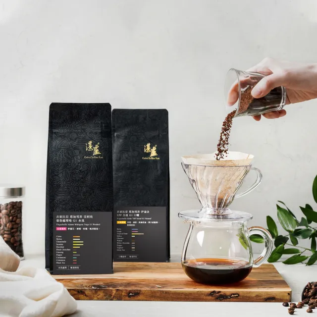 【湛盧咖啡】繽紛莊園單品系列咖啡豆．2022年7月新上市．推薦款II．2入組(200g/包)
