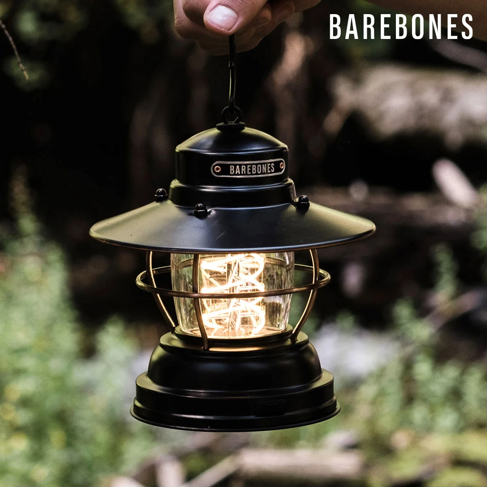 【Barebones】LIV-140 前哨吊掛營燈 Outpost Lantern-霧黑(檯燈 礦燈 倉庫燈 露營燈 照明設備)
