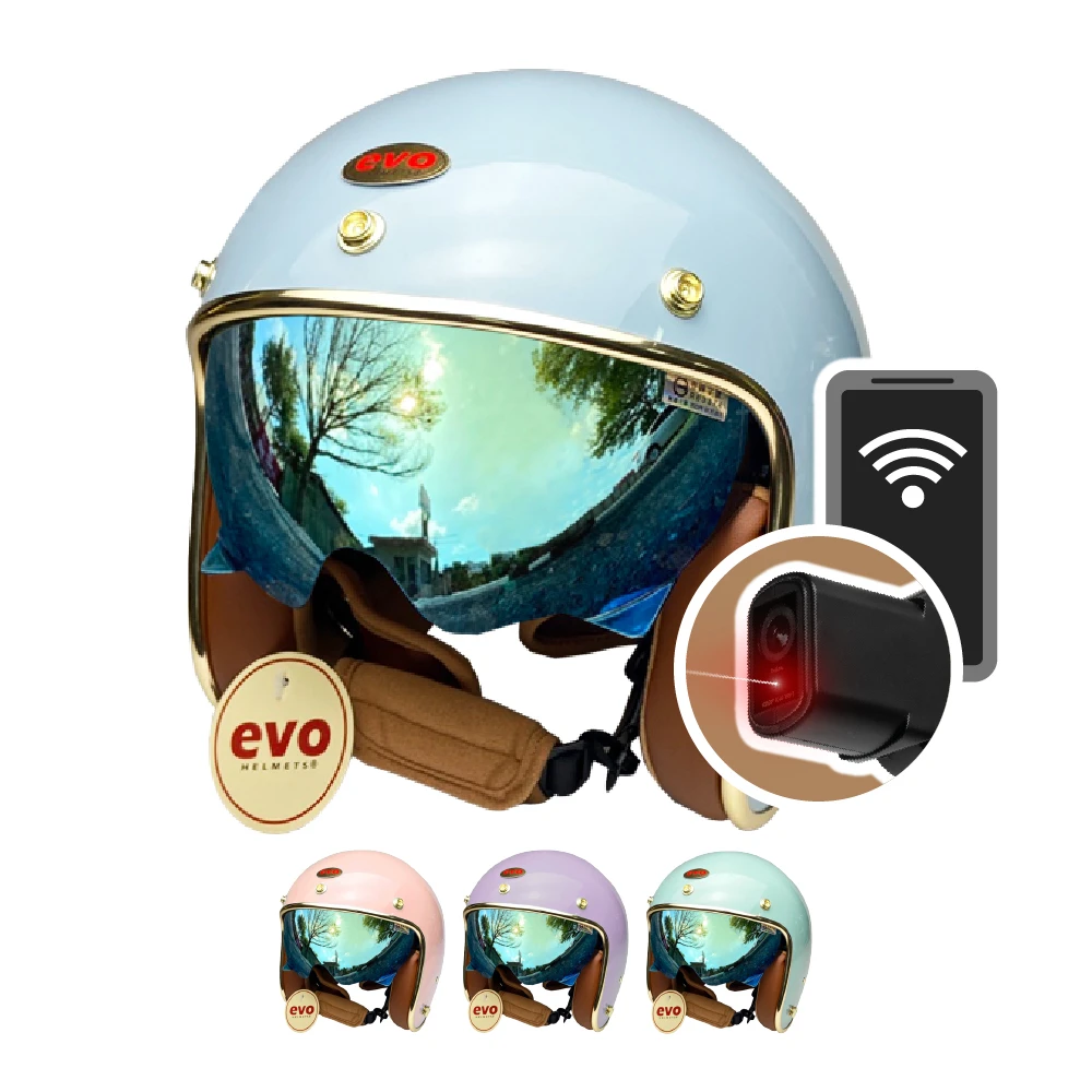 【iMiniDV】維納斯 Plus 騎士帽 含內墨鏡 內建式安全帽行車記錄器(機車用 1080P 攝影機 記錄器 安全帽)