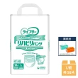 【來復易】長時間安心復健褲內褲型成人紙尿褲 L號 18片*2包+簡約組合小抽*2包(成人紙尿褲)