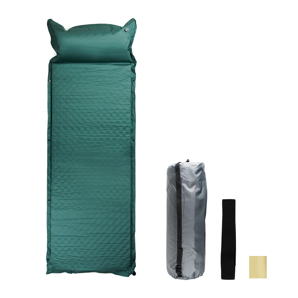【OMyCar】露營加厚自動充氣床墊-單人(車宿 車露野營 充氣床 自動充氣床 露營床墊)