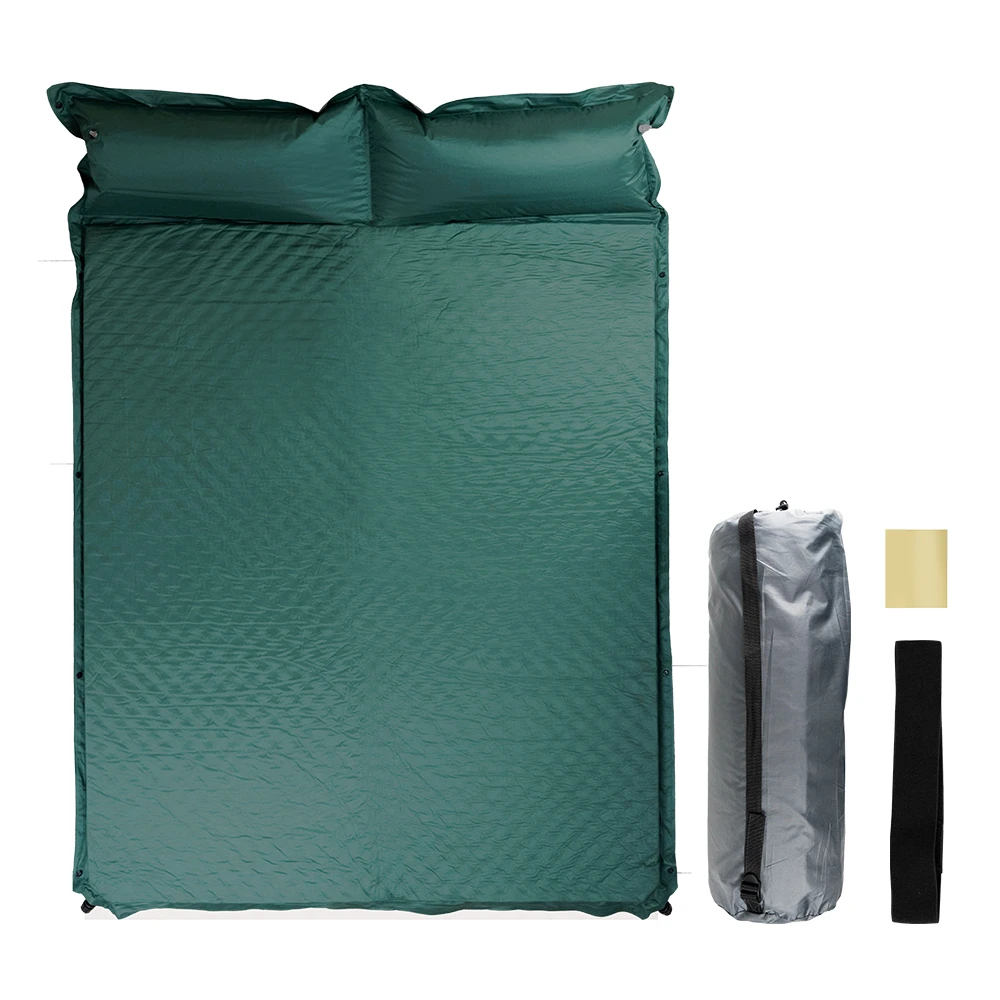 【OMyCar】露營加厚自動充氣床墊-雙人(車宿 車露野營 充氣床 自動充氣床 露營床墊)
