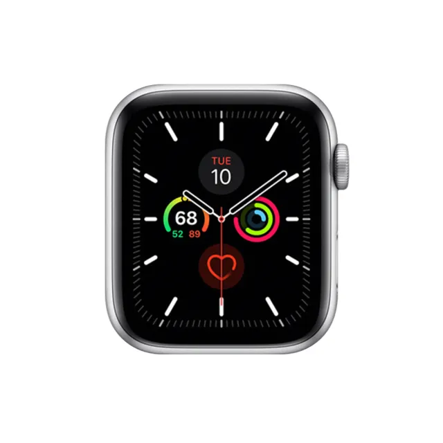 【Apple 蘋果】A 級福利品 Apple Watch Series 5 GPS 44 公釐鋁金屬錶殼(副廠配件/錶帶顏色隨機)