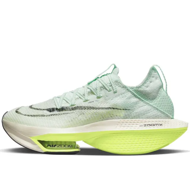 【NIKE 耐吉】慢跑鞋 運動鞋 WMNS AIR ZOOM ALPHAFLY NEXT% 2 女鞋 綠(DV9425300)