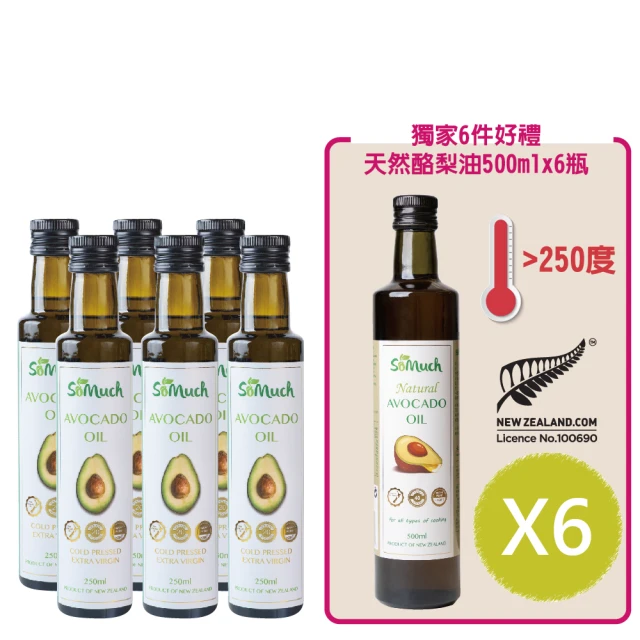 壽滿趣- 紐西蘭廚神系列 頂級冷壓初榨黃金酪梨油(250ml