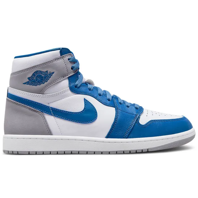 NIKE 耐吉】Air Jordan 1 Retro High OG True Blue 白藍灰休閒鞋高筒男