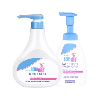 【SEBAMED 施巴】泡泡露500ml+活萃泡泡慕斯400ml