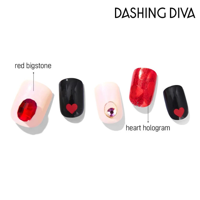 【DASHING DIVA】Gloss頂級凝膠美甲貼-紅色氣球(NAI-DDV-GVP298B)