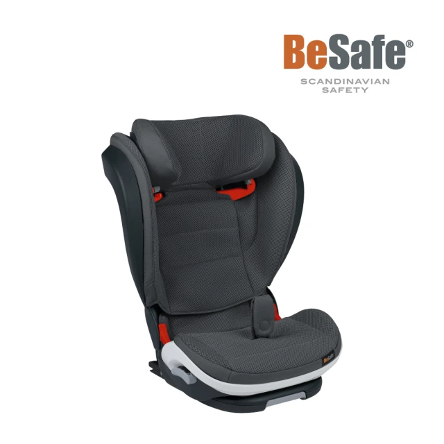 【BeSafe】4-12歲 ISOfix 成長型汽座  最新I-Size標準(3D極圈灰)