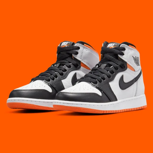 NIKE 耐吉】Air Jordan 1 Retro High OG GS Electro Orange 電橙女款