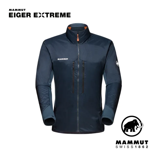 【Mammut 長毛象】Eigerjoch IN Hybrid Jacket Men 極限艾格防潑水保暖外套外套 夜藍 男款 #1013-01710