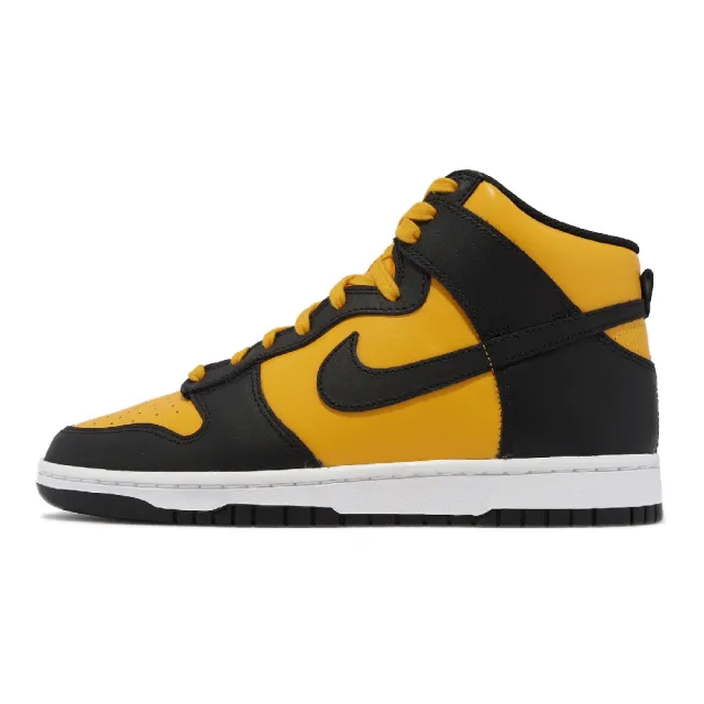 【NIKE 耐吉】Dunk HI Retro Reverse Goldenrod 反轉 男鞋 金黃 黑(DD1399-700)