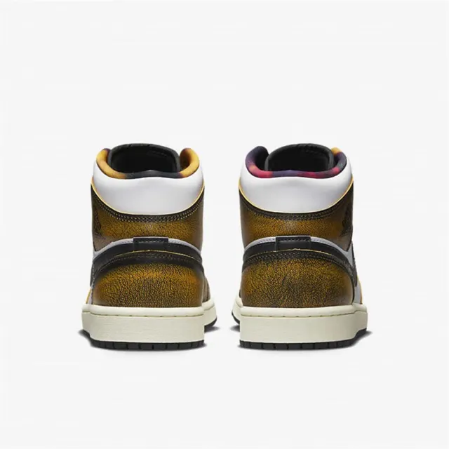 NIKE 耐吉】Nike Air Jordan 1 Mid SE 男鞋黑棕色古銅經典高筒休閒鞋