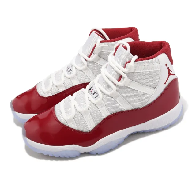 【NIKE 耐吉】Air Jordan 11 Retro 男鞋 櫻桃紅 Cherry 11代 AJ11 冰底(CT8012-116)