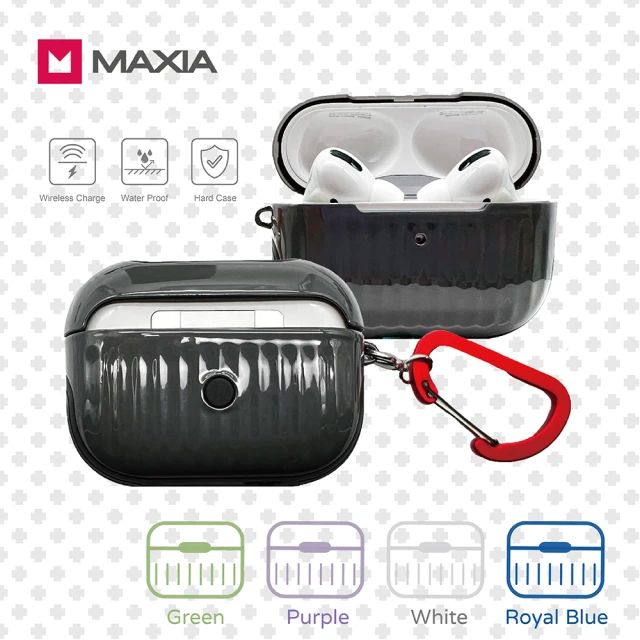 MAXIA AirPods Pro 2 迷你行李箱保護殼-星曜灰(MA-Pro 2)