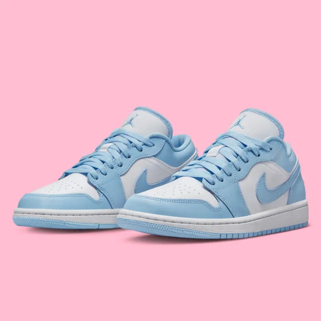 NIKE 耐吉】Air Jordan 1 Low Aluminum 大學藍淺藍灰女鞋DC0774-141