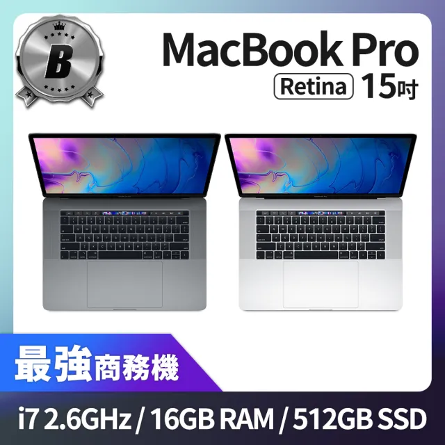 Apple 蘋果】A 級福利品MacBook Pro Retina 15吋TB i7 2.6G 處理器16GB 記憶體512GB SSD(2018)  momo購物網- 好評推薦-2023年5月