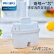 【Philips 飛利浦】2.8L免安裝瞬熱製冷濾淨飲水機+濾芯3入組(ADD5980M/AWP220)