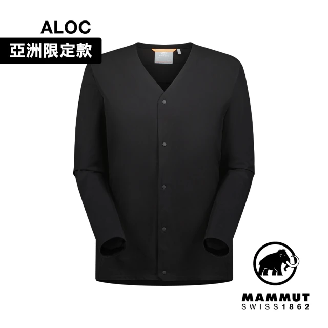 【Mammut 長毛象】Active SO Cardigan AF Men 日系機能休閒外套 黑色 男款 #1011-02320