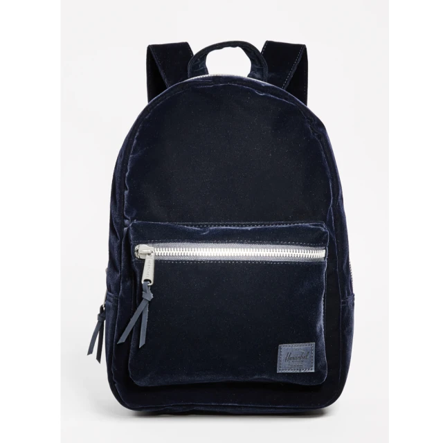 【Herschel】Grove XS 中型 高階 Velvet 天鵝絨 絨布 藍黑色 深藍 女生 背包 女包 小後背包 後背包