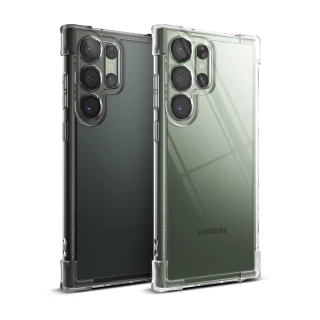 【Ringke】三星 Galaxy S23 Ultra 6.8吋 Fusion Bumper 防撞緩衝手機保護殼 透明 霧黑(Rearth 軍規防摔)
