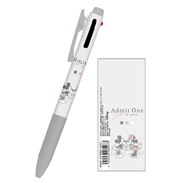 【Kamio】迪士尼Disney Pentel V Feel 雙色油性原子筆 0.7mm 米奇&米妮(文具雜貨)