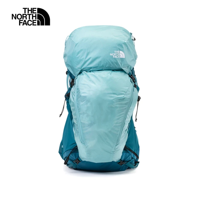 【The North Face】北面女款藍色舒適透氣防潑水登山包｜3G9WSK8