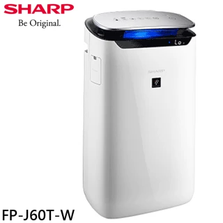 【SHARP 夏普】15坪 自動除菌離子空氣清淨機(FP-J60T-W)