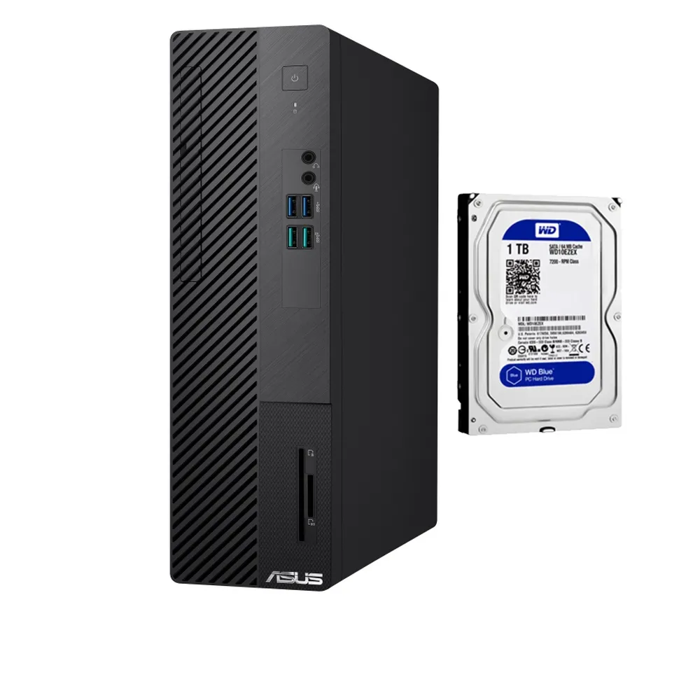 【ASUS 升級+1TB SATA硬碟】H-S500SD i7-12700 12核心電腦(i7-12700/16G/512GB SSD/Win11)