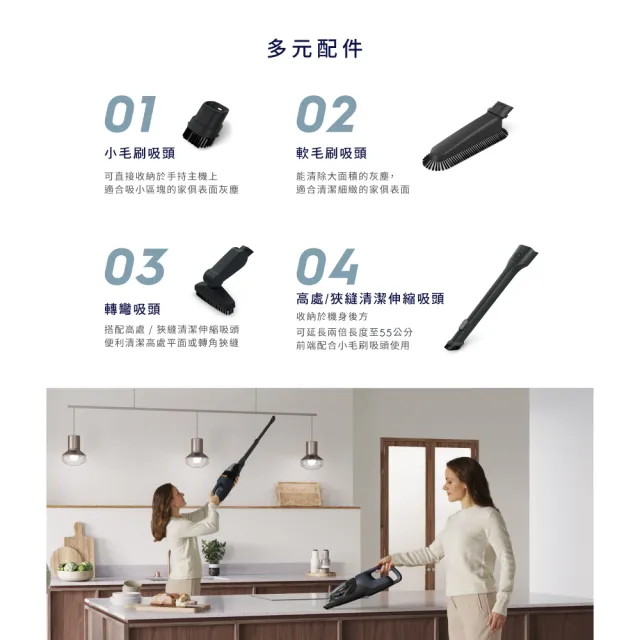 【Electrolux 伊萊克斯】Well Q6 無線吸塵器(WQ61-1EDBF)