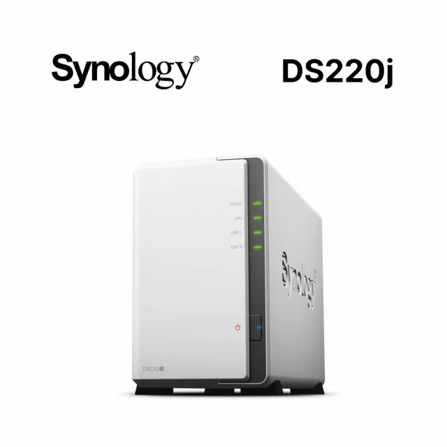 WD-RED 4TBx2台搭載済】Synology DS220j PC/タブレット PC周辺機器 PC