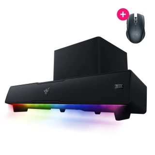 (電競滑鼠組)【Razer 雷蛇】LEVIATHAN V2★利維坦巨獸 V2電競喇叭